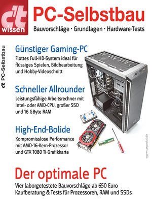 cover image of c't wissen PC-Selbstbau (2018)